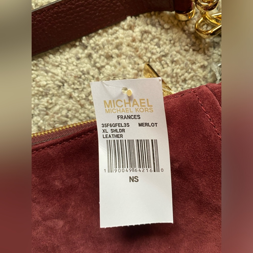 BNWT Michael Kors Suede Purse - Picture 2 of 15